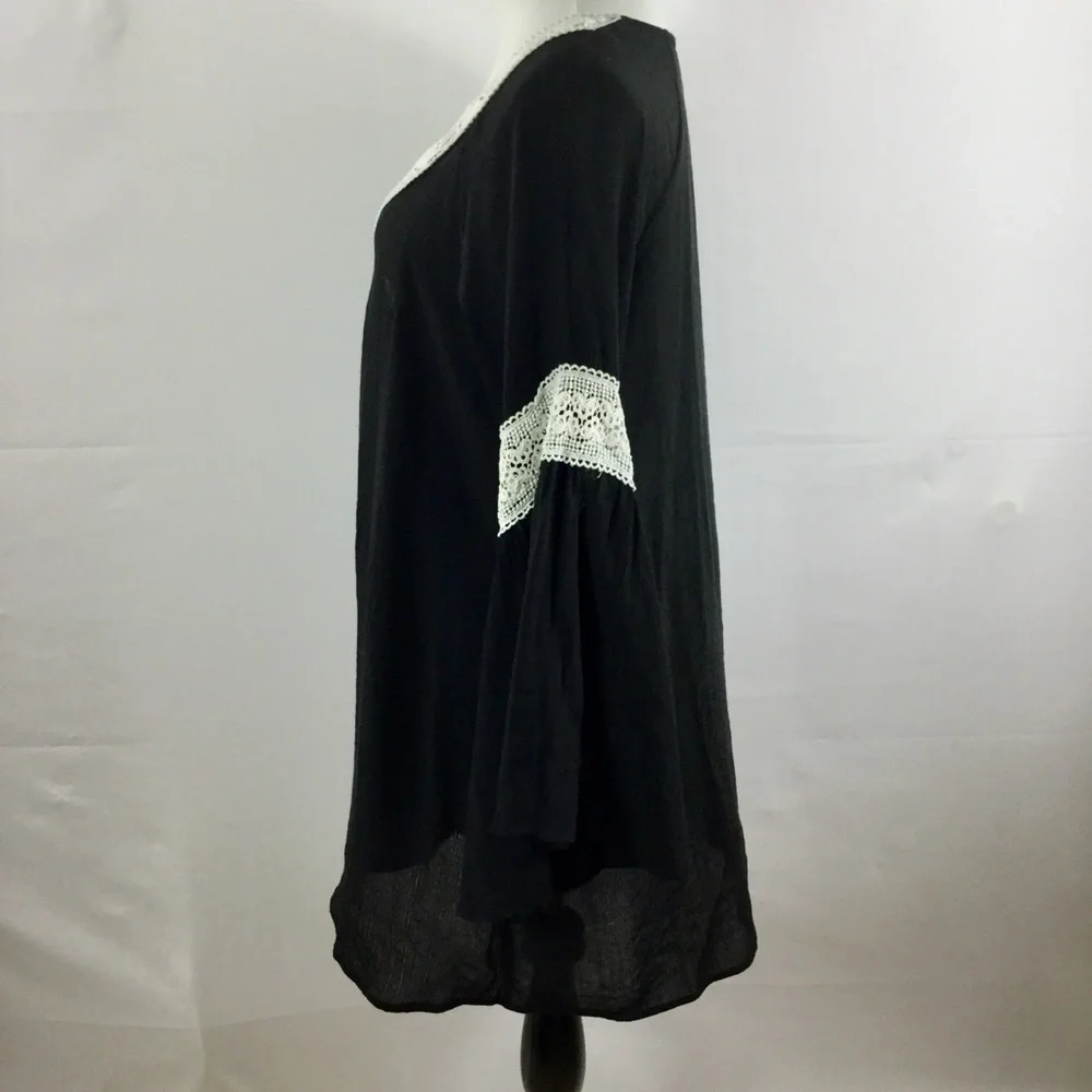 Umgee Bohemian Tunic Peasant Top Blouse Size 1XL - Picture 5 of 13